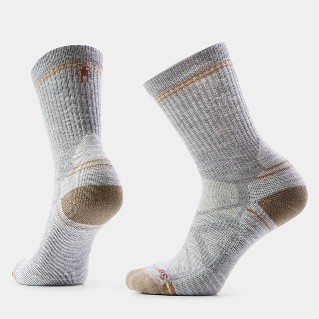 Smartwool Womens Hike Light Cushion Crew Socks P74 Light Grey/White
