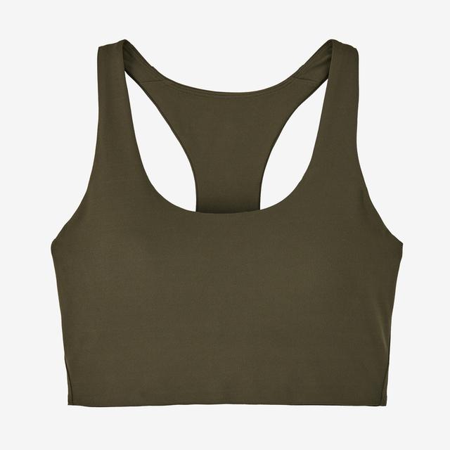 Patagonia W Maipo Mid Impact Bra PNGR Pine Needle Green