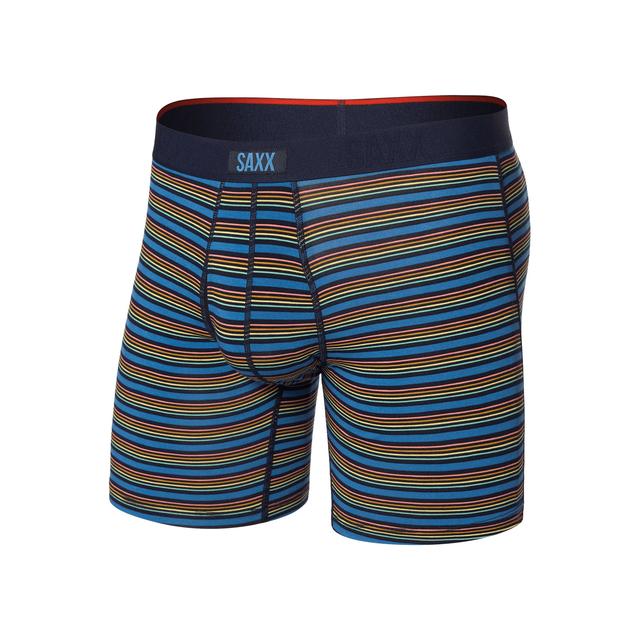 Saxx Underwear Co. Mens Vibe Xtra Super Soft BB Fly MR Mini Rugby-Lake Blue / L
