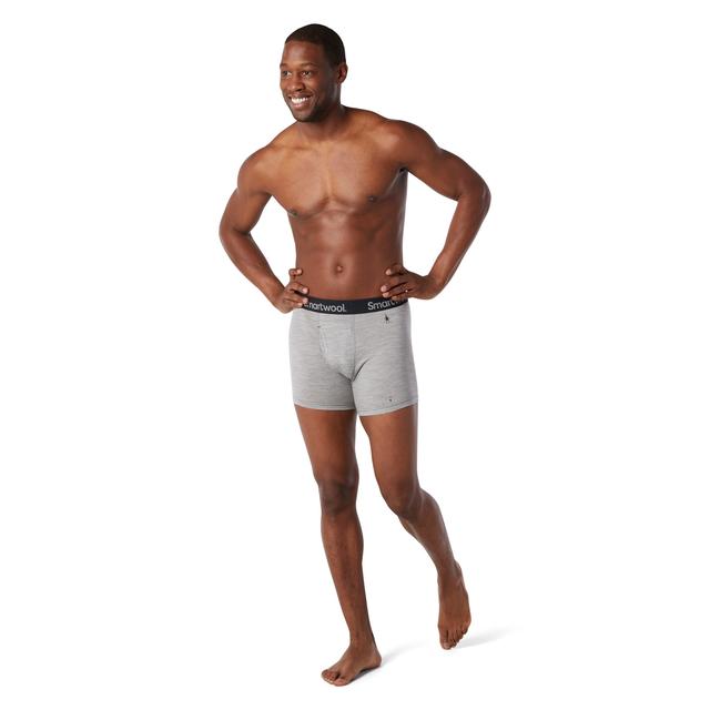 Smartwool M Merino Boxer Brief Boxed 545 Light Gray Heather
