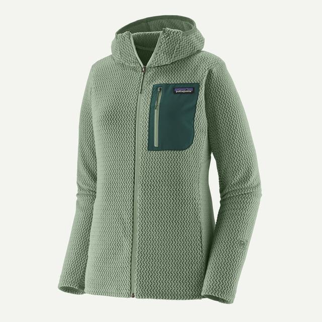 Patagonia Womens R1 Air Full-Zip Hoody ELGR Ellwood Green