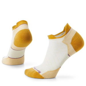 Smartwool Womens Run Zero Cushion Low Ankle Socks 100 Natural