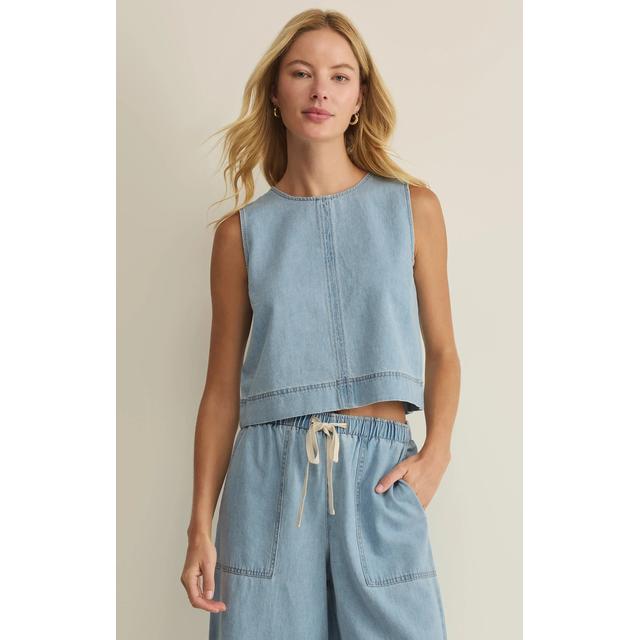Z Supply W Sun Seeker Denim Tank CWA Coastal Water