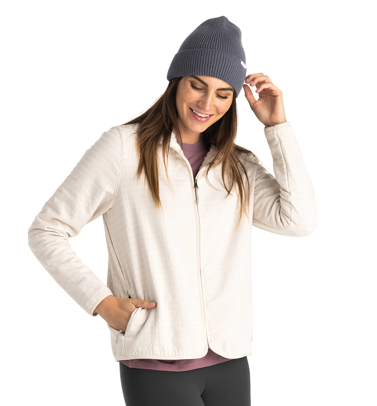 Free Fly Apparel Women's Gridback Fleece Jacket tone / S