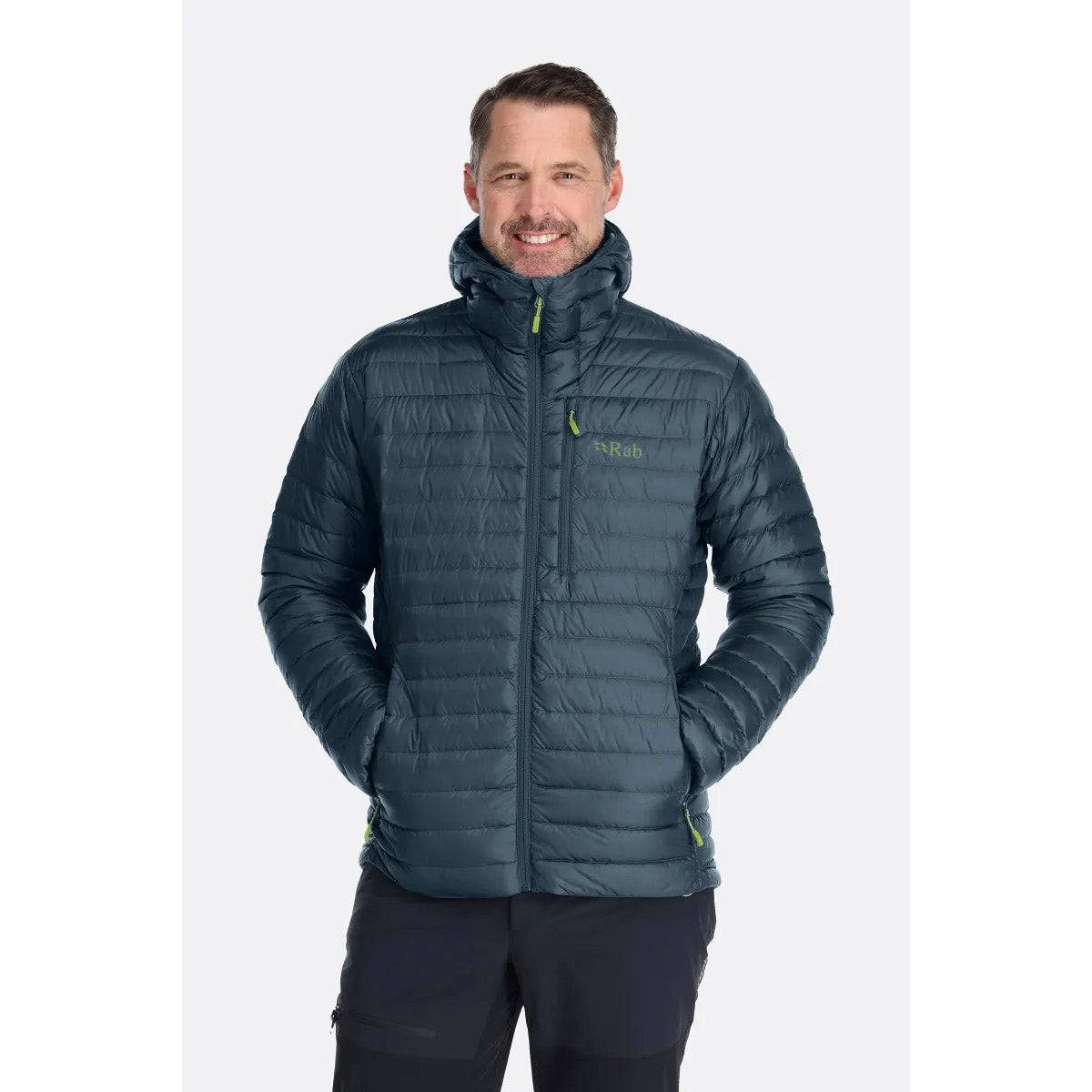 Rab Men&#39;s Microlight Alpine Down Jacket Orion Blue