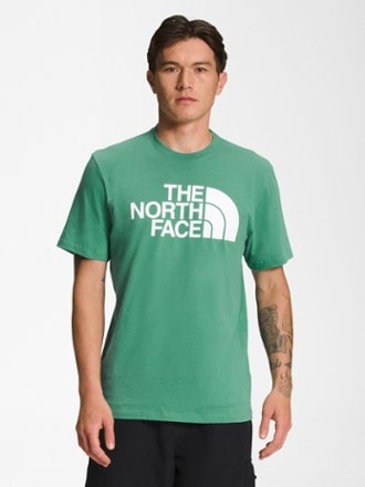 The North Face Men&#39;s S/S Half Dome Tee Deep Grass Green