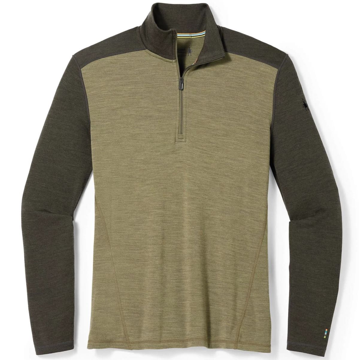Smartwool Men's Classic Thermal Merino Base Layer 1/4 Zip K48 North Woods Heather