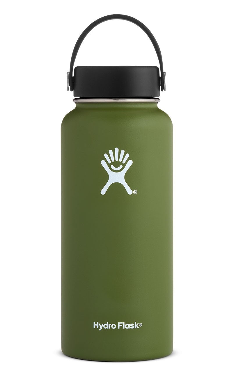 Hydro Flask Wide Mouth Water Bottle, Flex Cap 32 oz, Lava 
