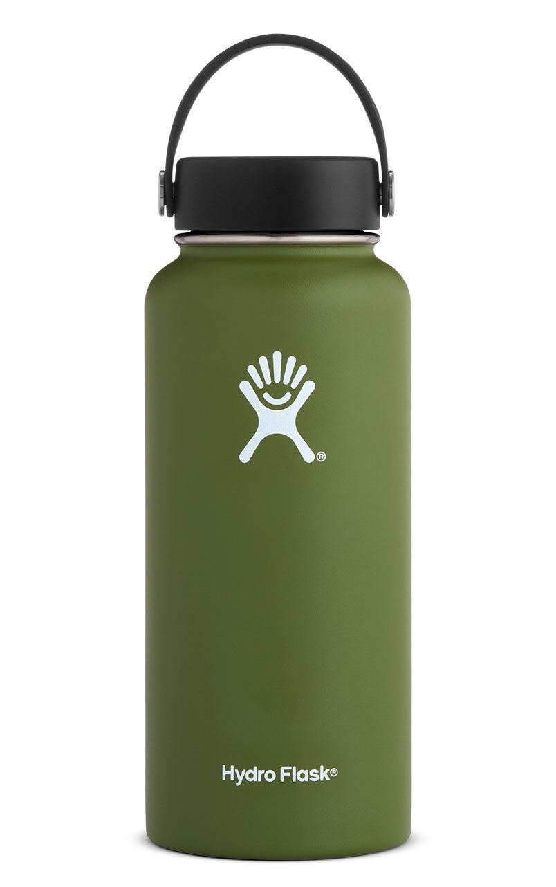 Hydro Flask 32 oz Wide Mouth Water Bottle Olive