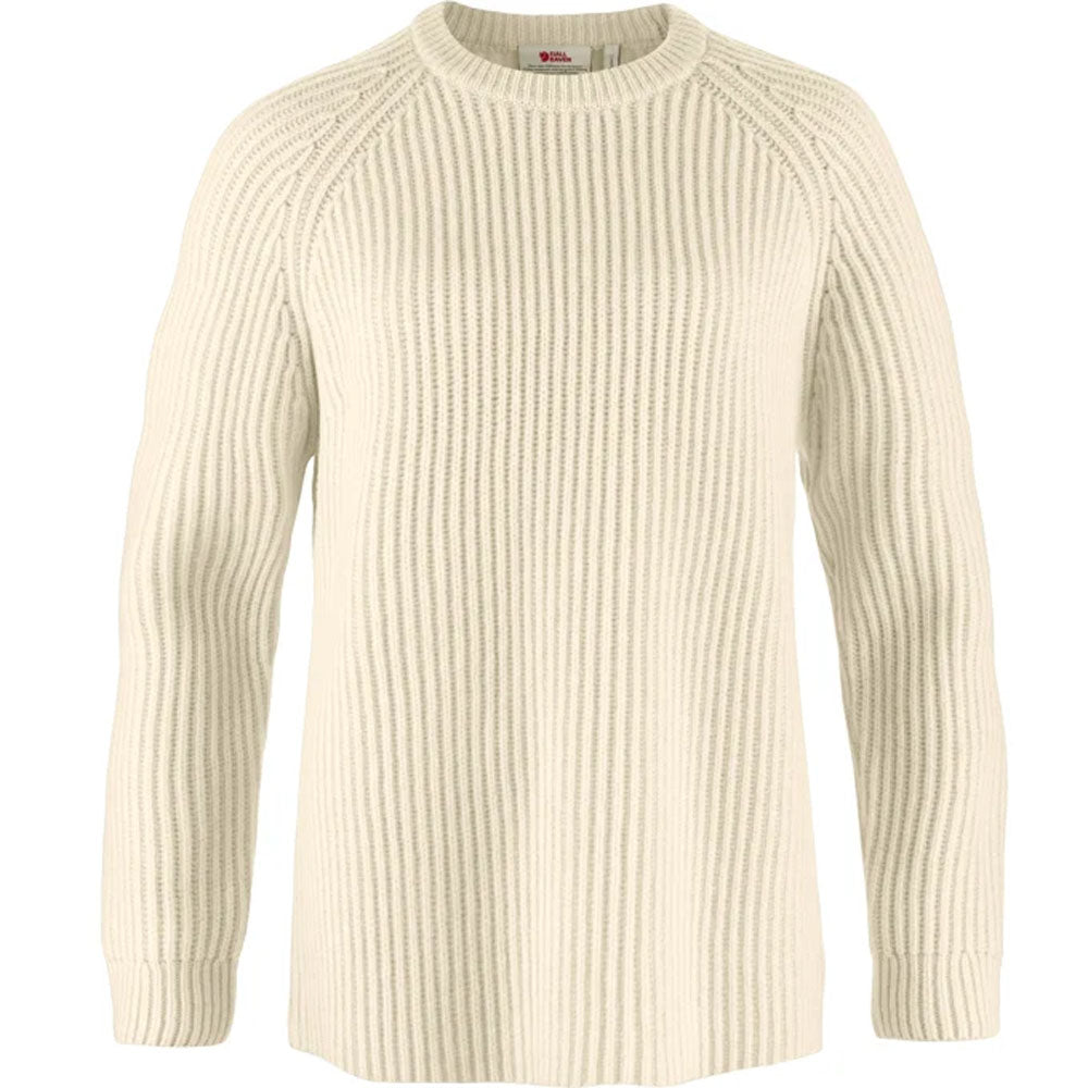 Fjallraven Women's Ovik Rib Sweater Chalk White