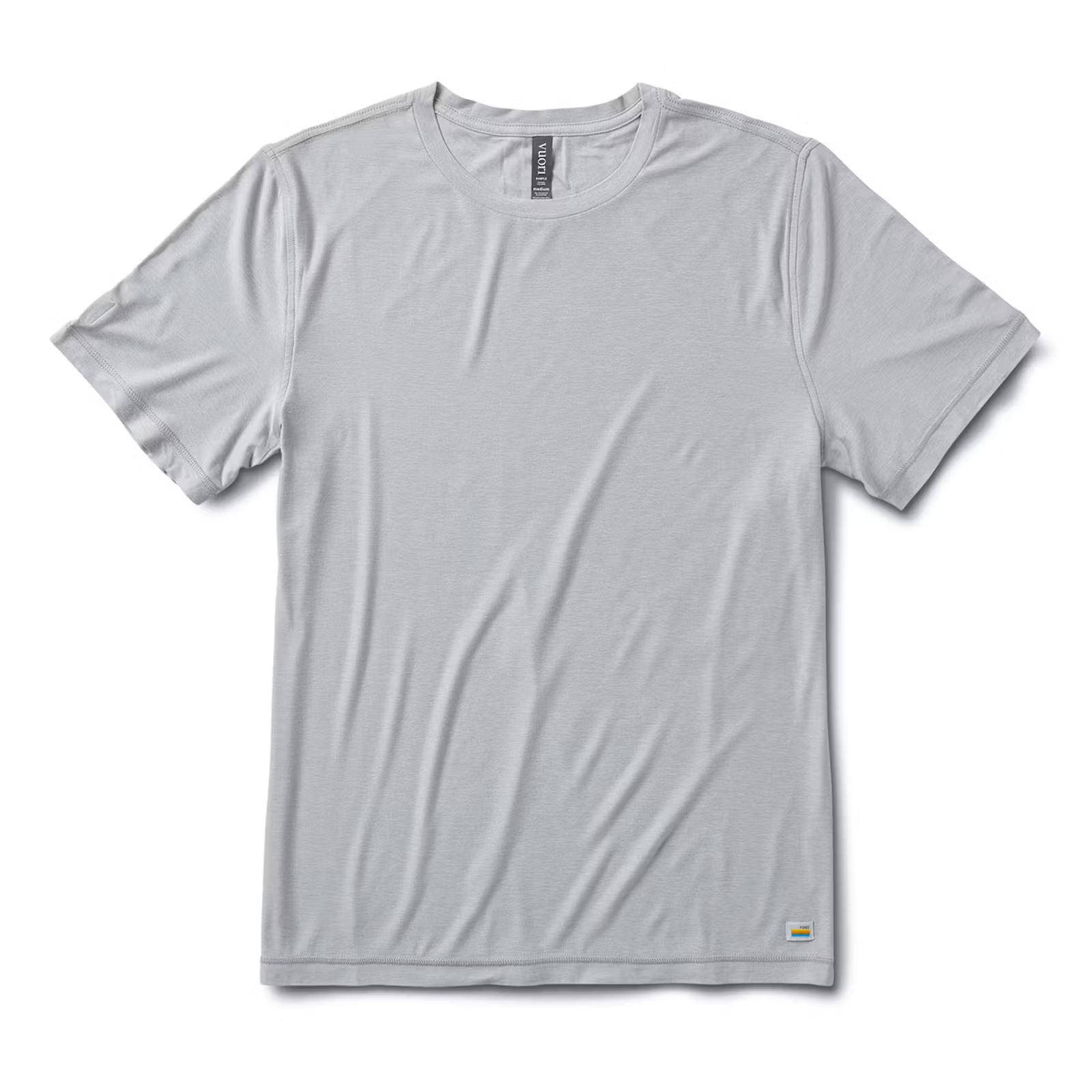 Vuori Men's Strato Tech Tee HPT Platinum Heather