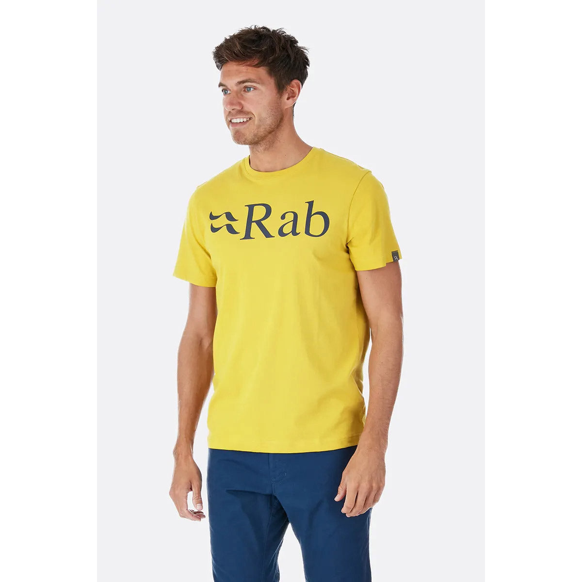 Rab Men's Stance Logo Organic Cotton Tee Sulphur