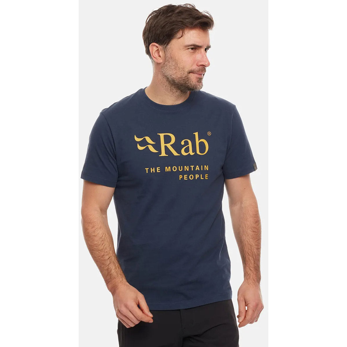 Rab Men&#39;s Stance Mountain Organic Cotton Tee Deep Ink