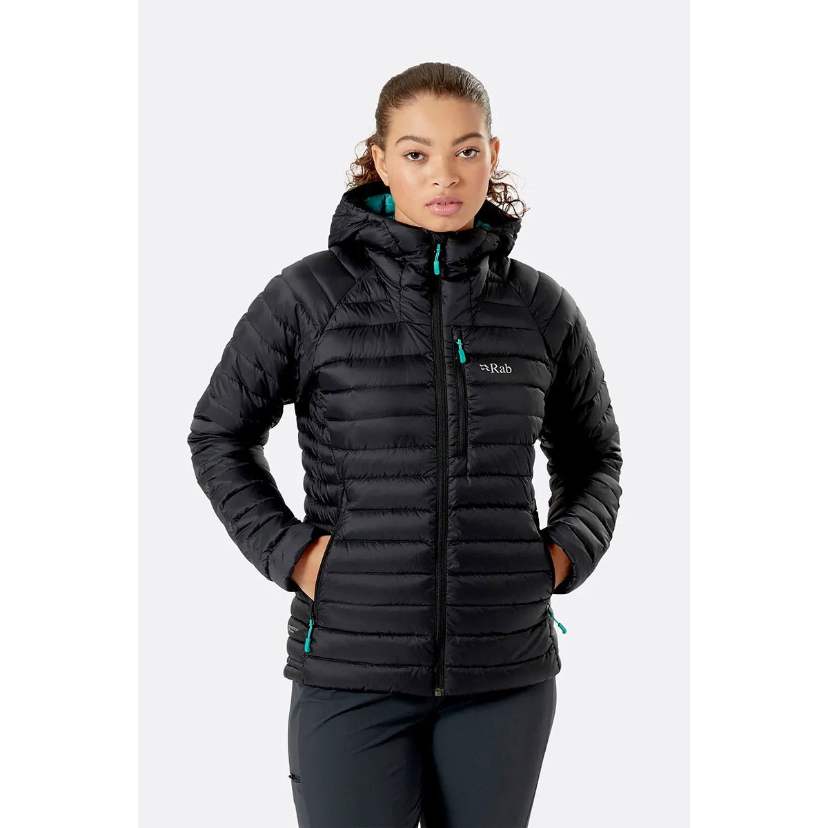 Rab Women&#39;s Microlight Alpine Down Jacket Black