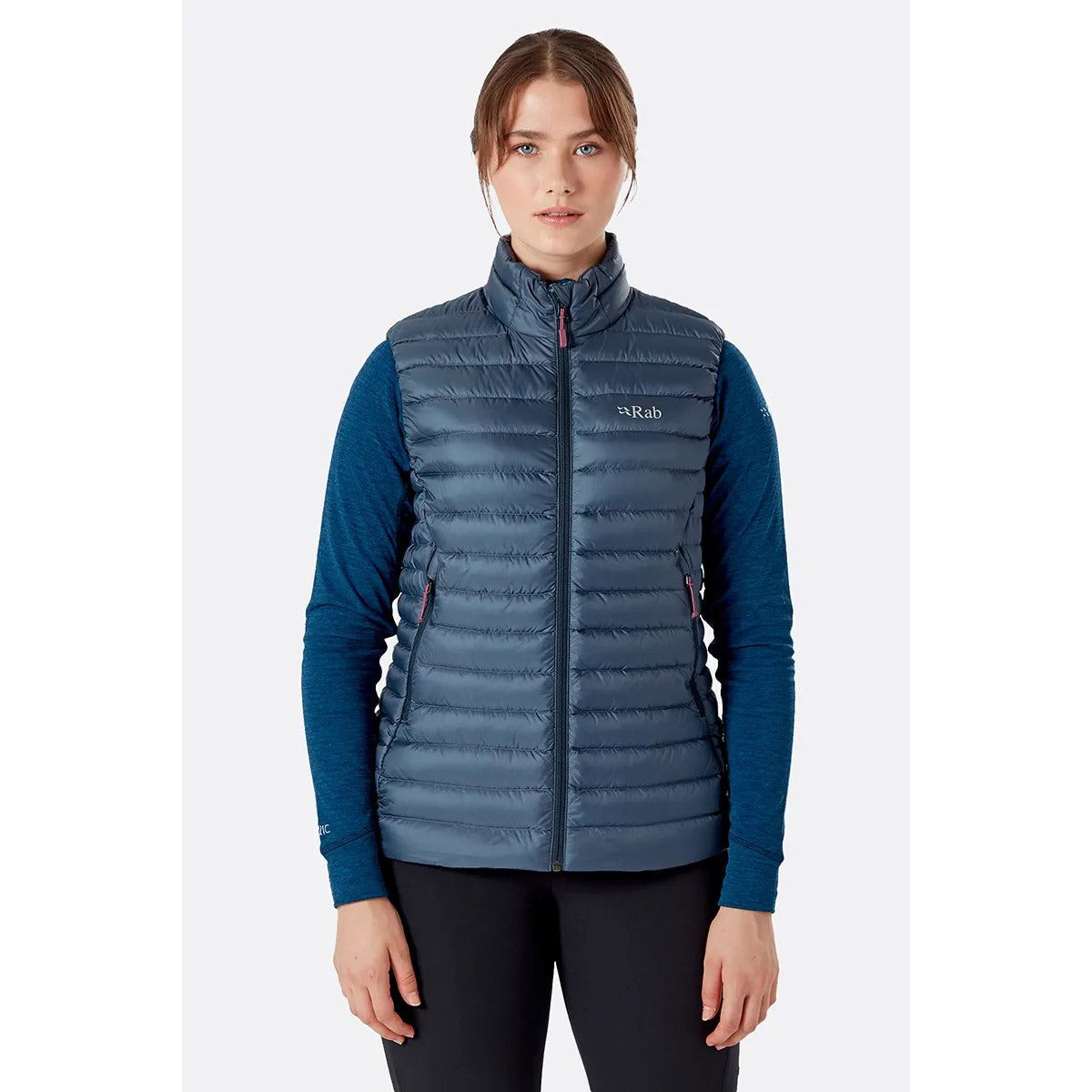 Rab Women's Microlight Down Vest Steel