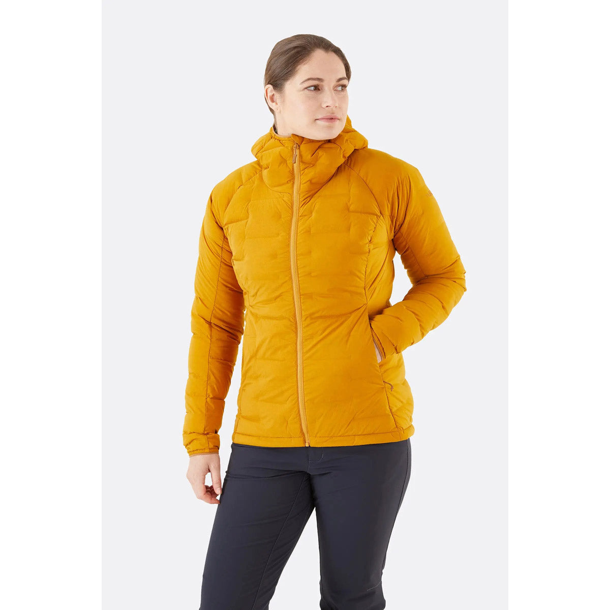 Rab Women&#39;s Cubit Stretch Down Hoody Dark Butternut