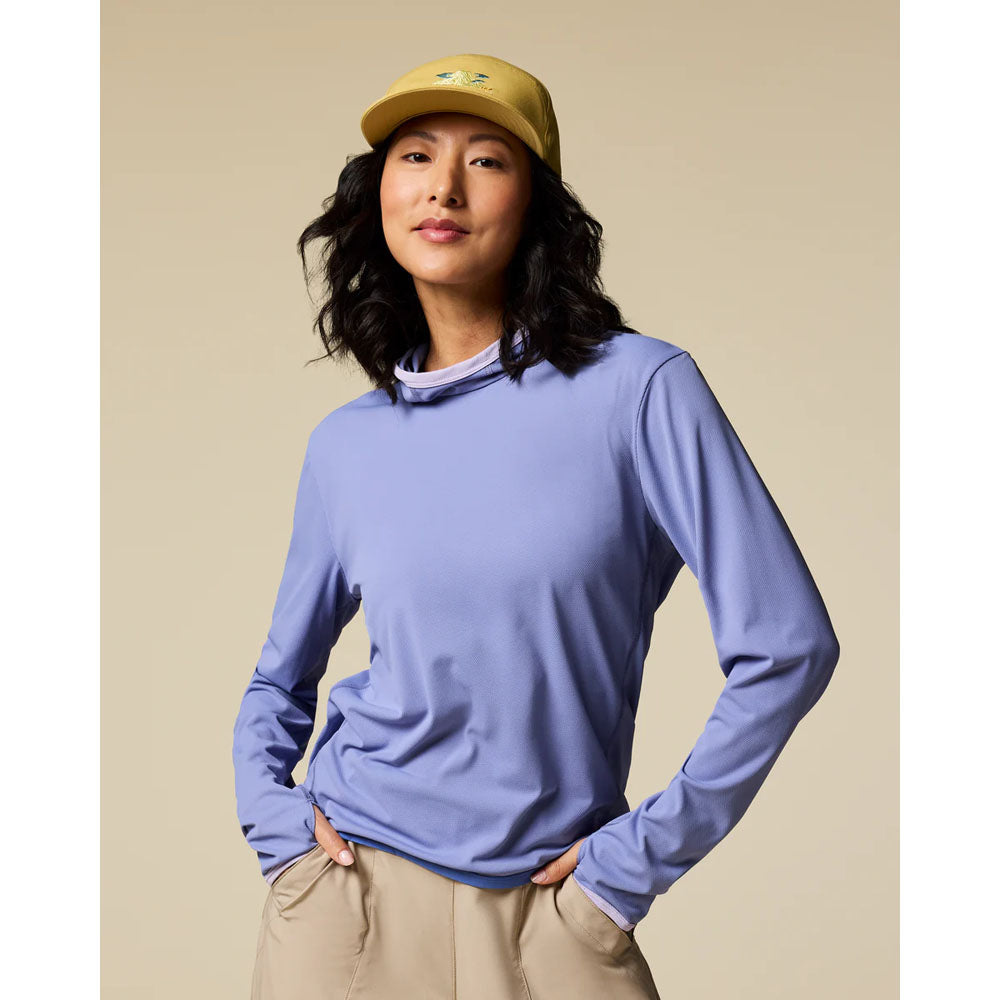 Cotopaxi Womens Sombra Sun Hoodie Aster