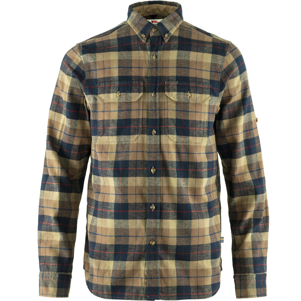 Fjallraven Men's Singi Heavy Flannel Shirt Dark and / S