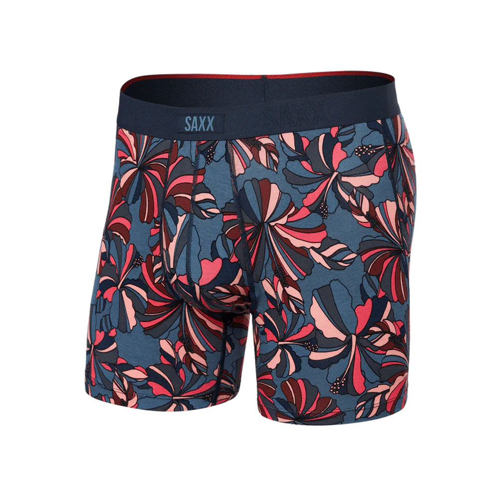 Saxx Underwear Co. Men's Vibe Xtra Super Soft BB Fly Flower Pop: Twilight