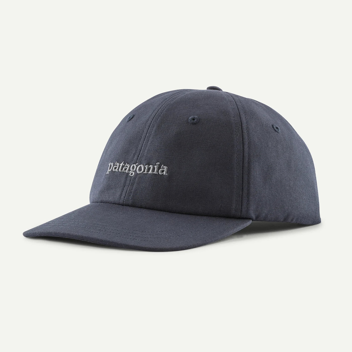Patagonia Fitz Roy Icon Trad Cap TXSB Text Logo: Smolder Blue