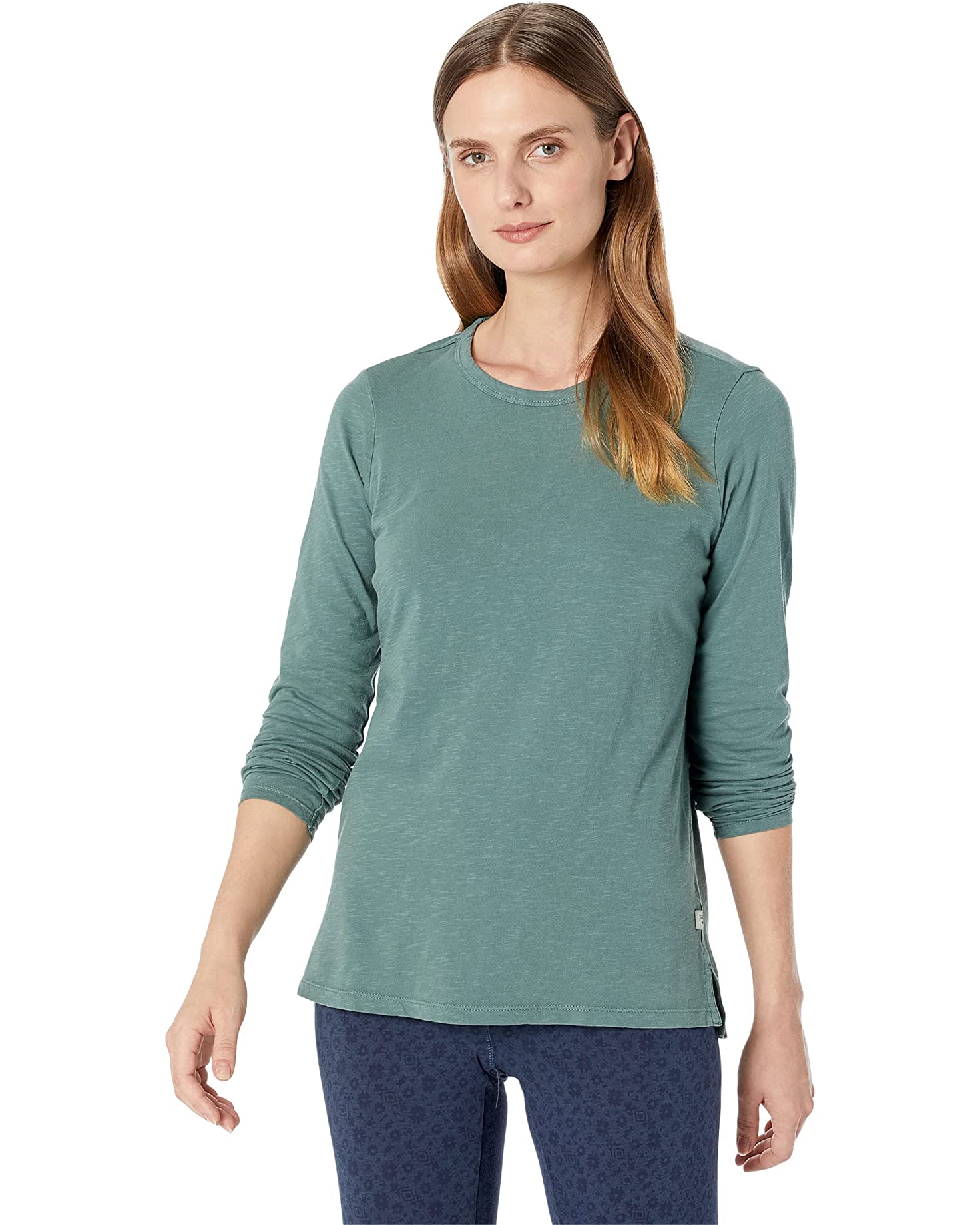 Toad&Co. Women's Primo Long Sleeve Crew ilver Pine / S