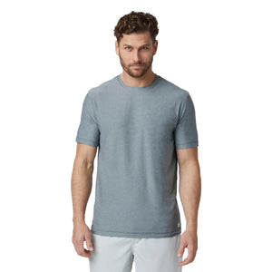 Vuori Mens Strato Tech Tee HFR Faded Rose Heather