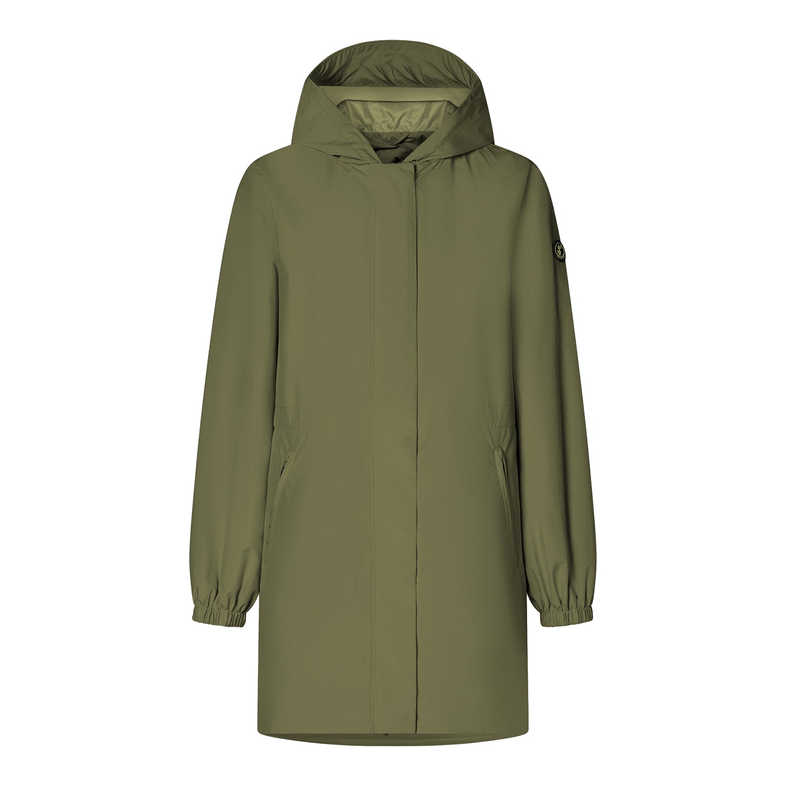 Save the Duck Womens Fleur Hooded Coat Thyme Green