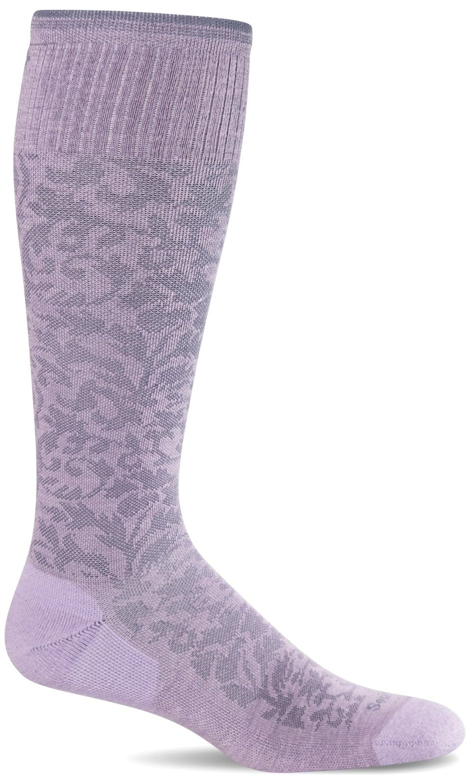 Sockwell Women&#39;s Damask Graduated Compression Socks 370 Lavender