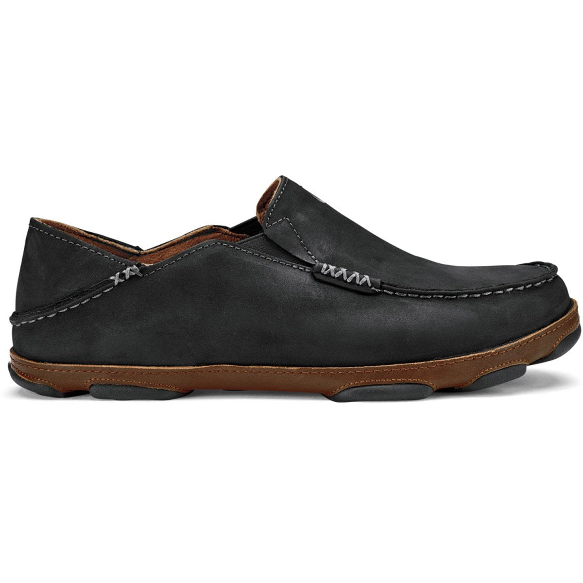 Olukai Men's Moloa Black / Toffee