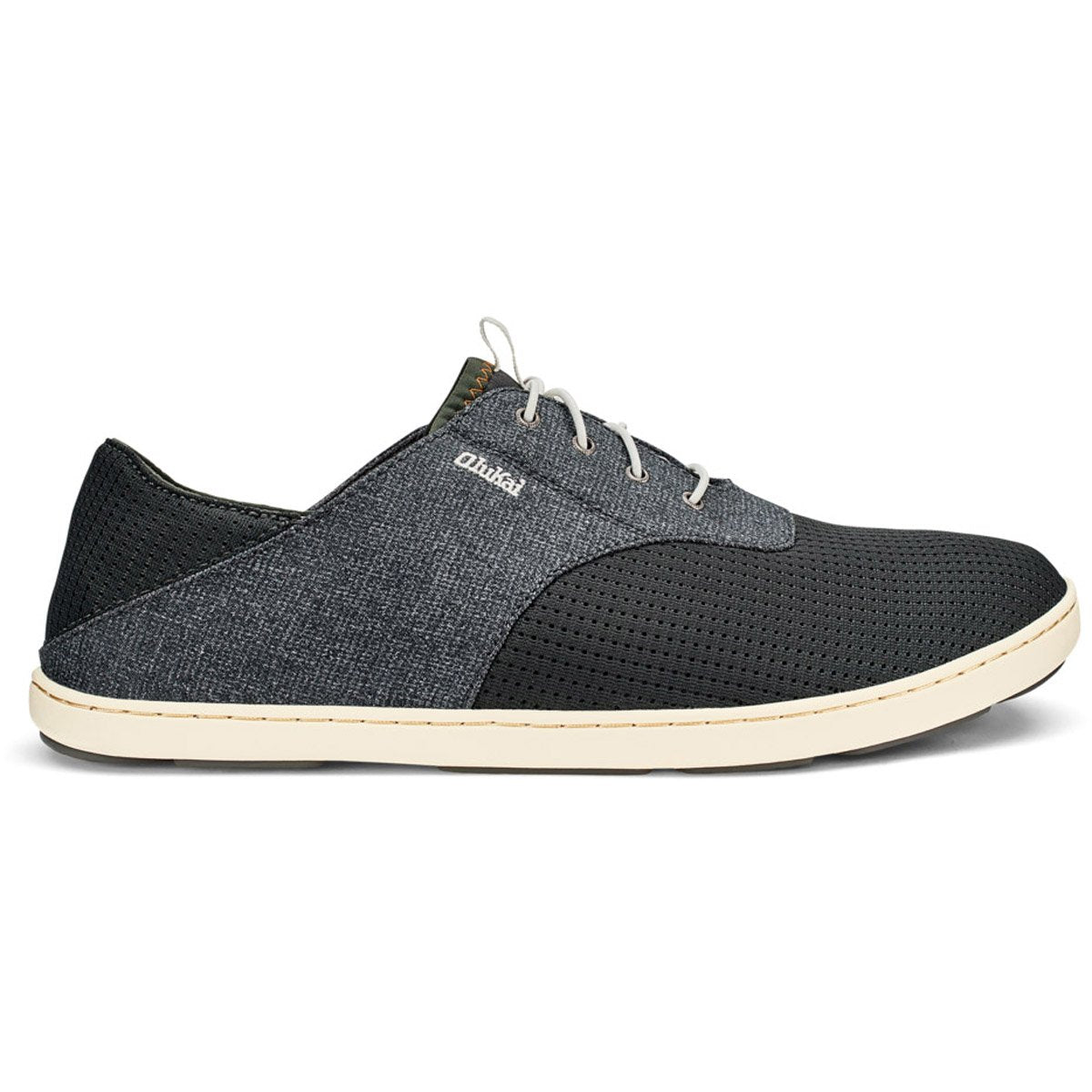 Olukai Men's Nohea Moku Dark Shadow/Dark Shadow