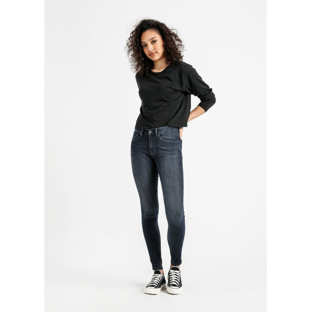 DU/ER Women's Performance Denim Mid Rise Skinny Equinox