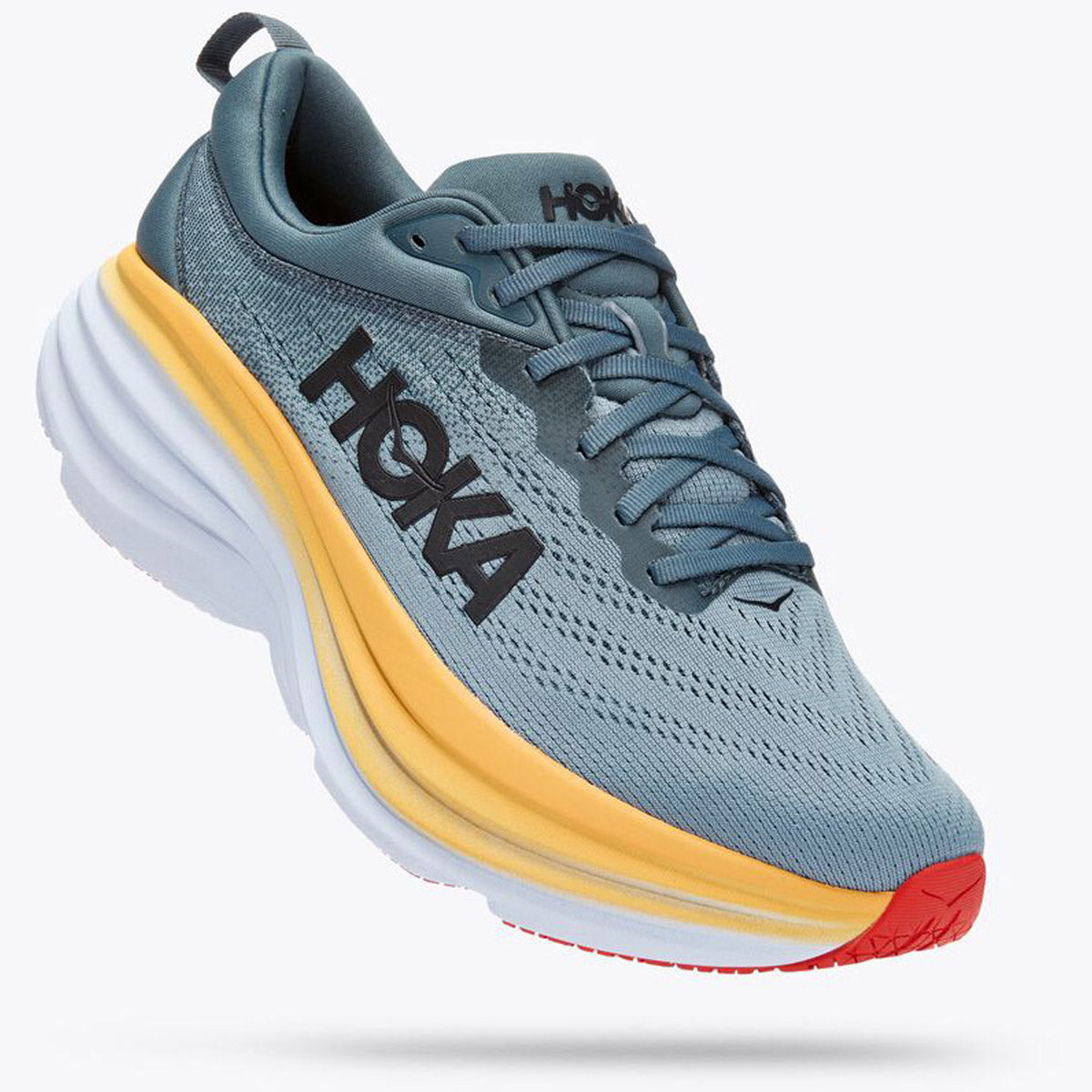 Hoka Men's Bondi 8 Goblin Blue/Mountain Spring
