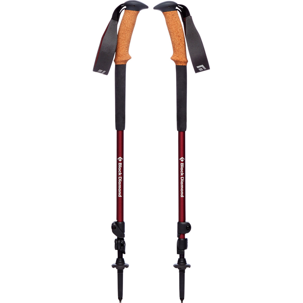 Black Diamond Women's Trail Ergo Cork Trek Poles Cherrywood