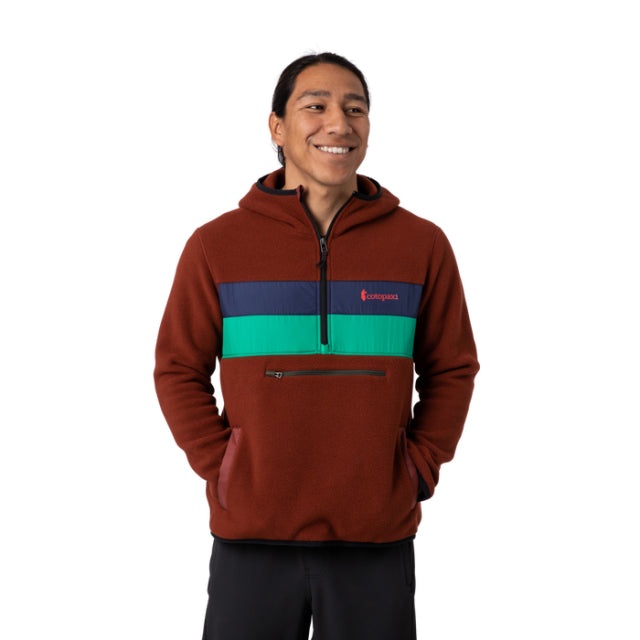 Cotopaxi Men's Teca Fleece Hooded Half-Zip Jacket Single Track