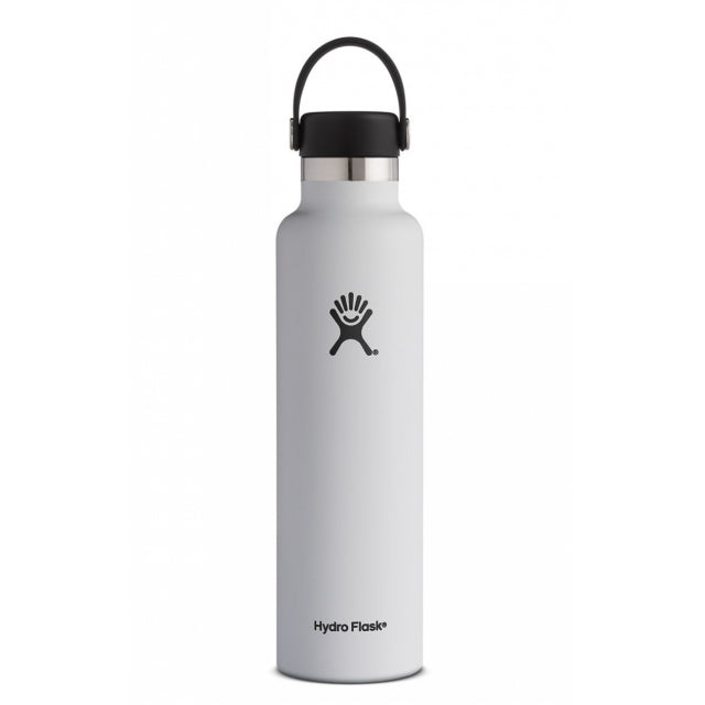 Hydro Flask Standard Mouth Insulated Water Bottle, White - 24 oz