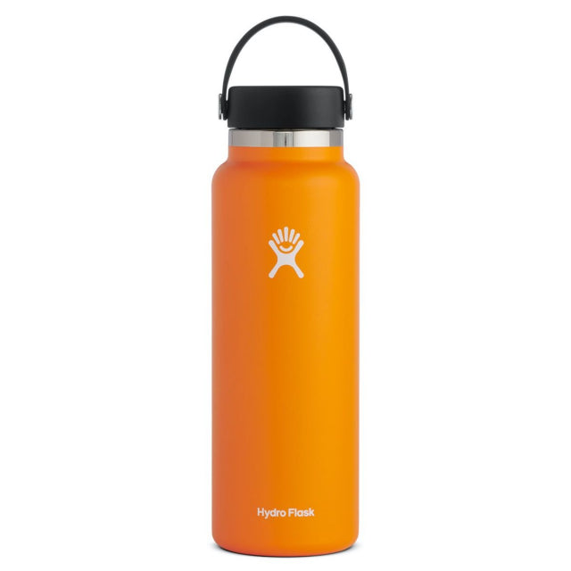 Hydro Flask 40 oz Wide Mouth Water Bottle Clementine