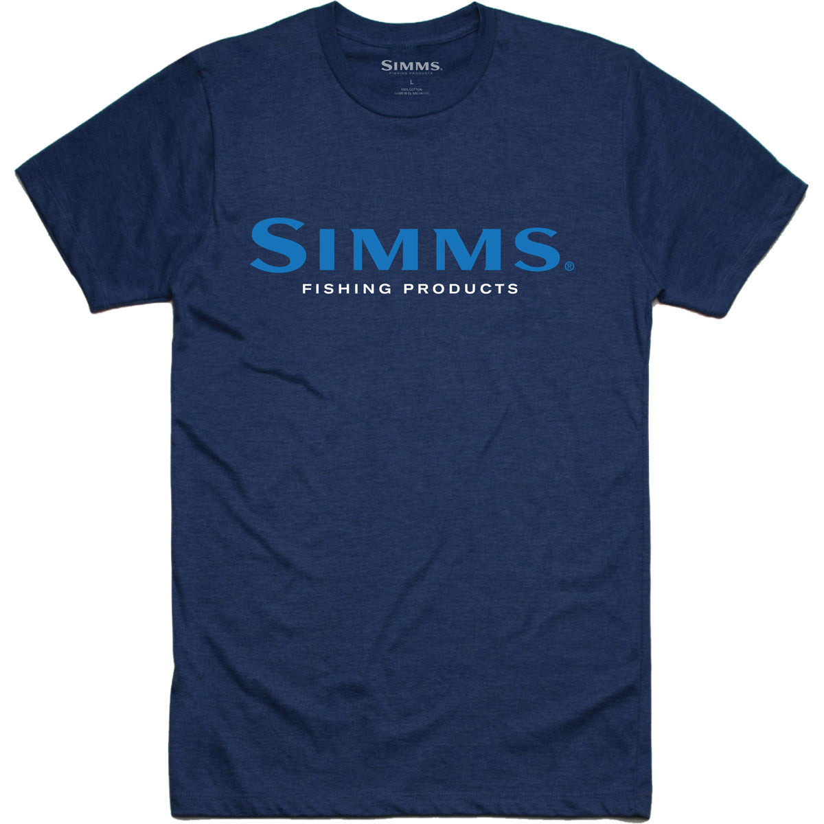 Simms Fishing Men's Simms Logo T-Shirt Dark oon Heather / M