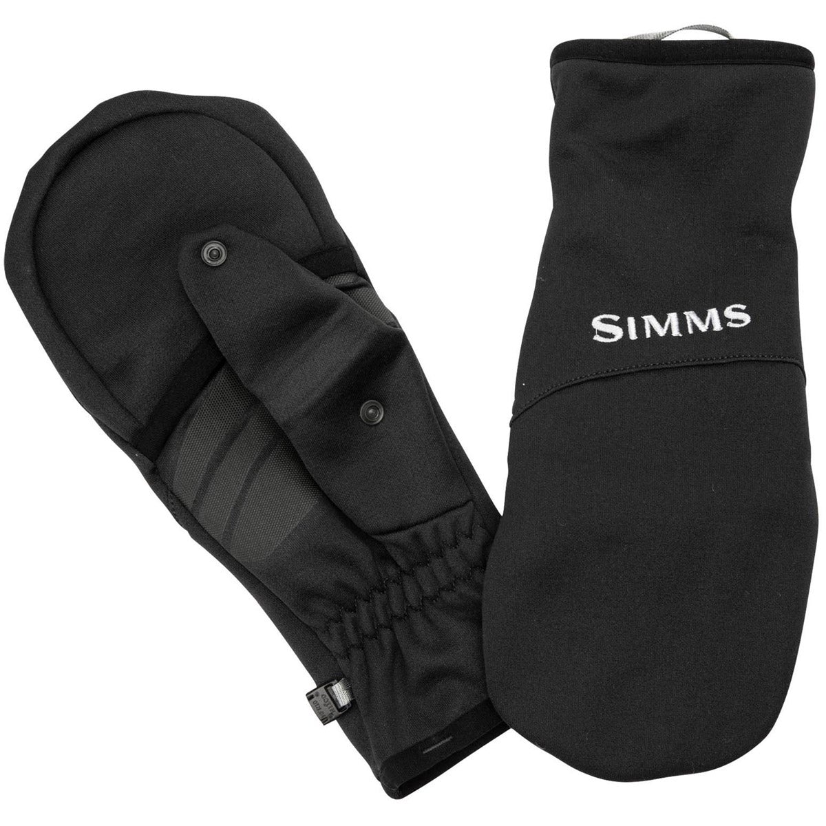 Simms Fishing Men&#39;s Freestone Foldover Mitt Black