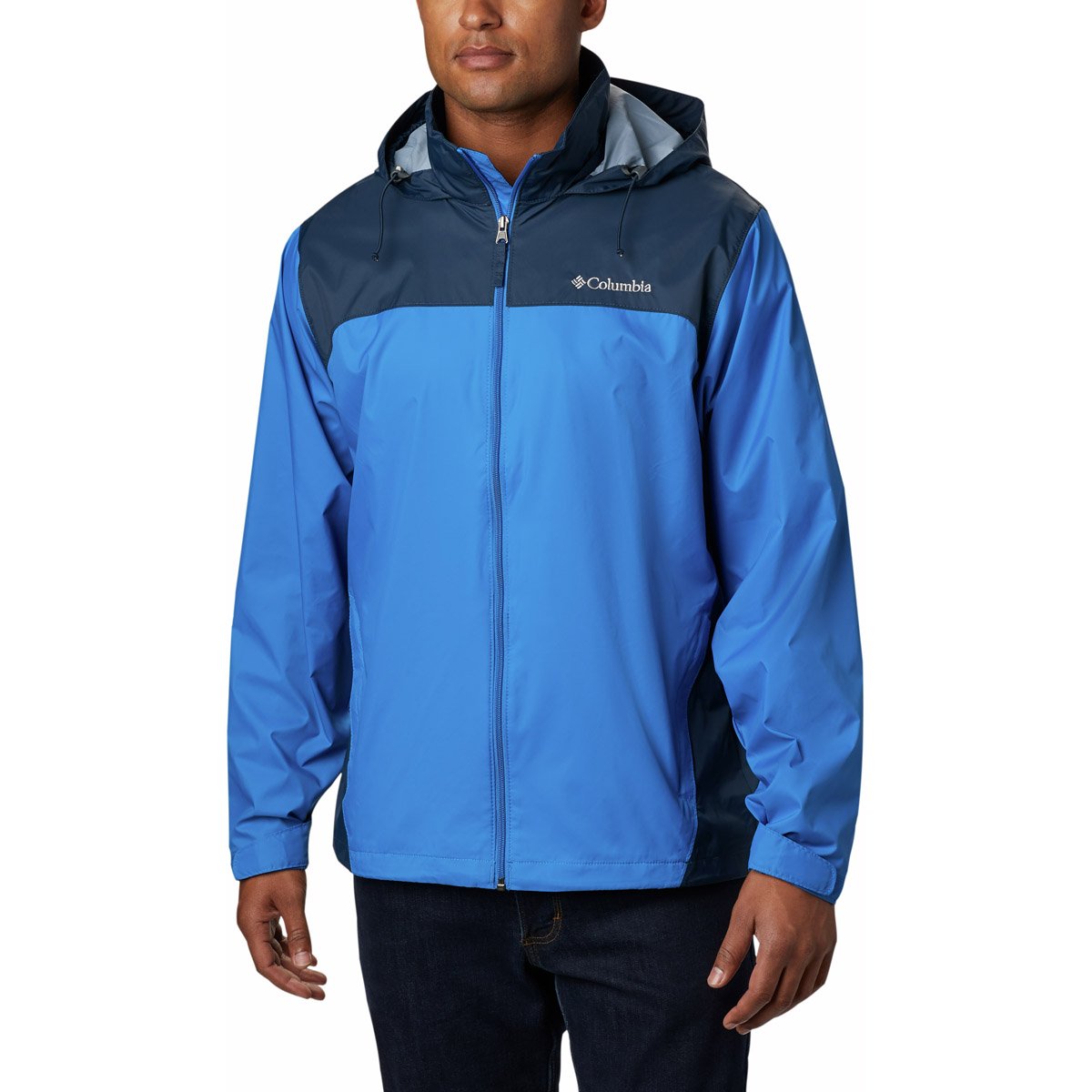 Columbia Men's Glennaker Lake Rain Jacket Blue Jay, Columbia Navy