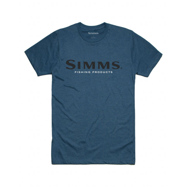 Simms Fishing Men's Simms Logo T-Shirt teel Blue Heather / S