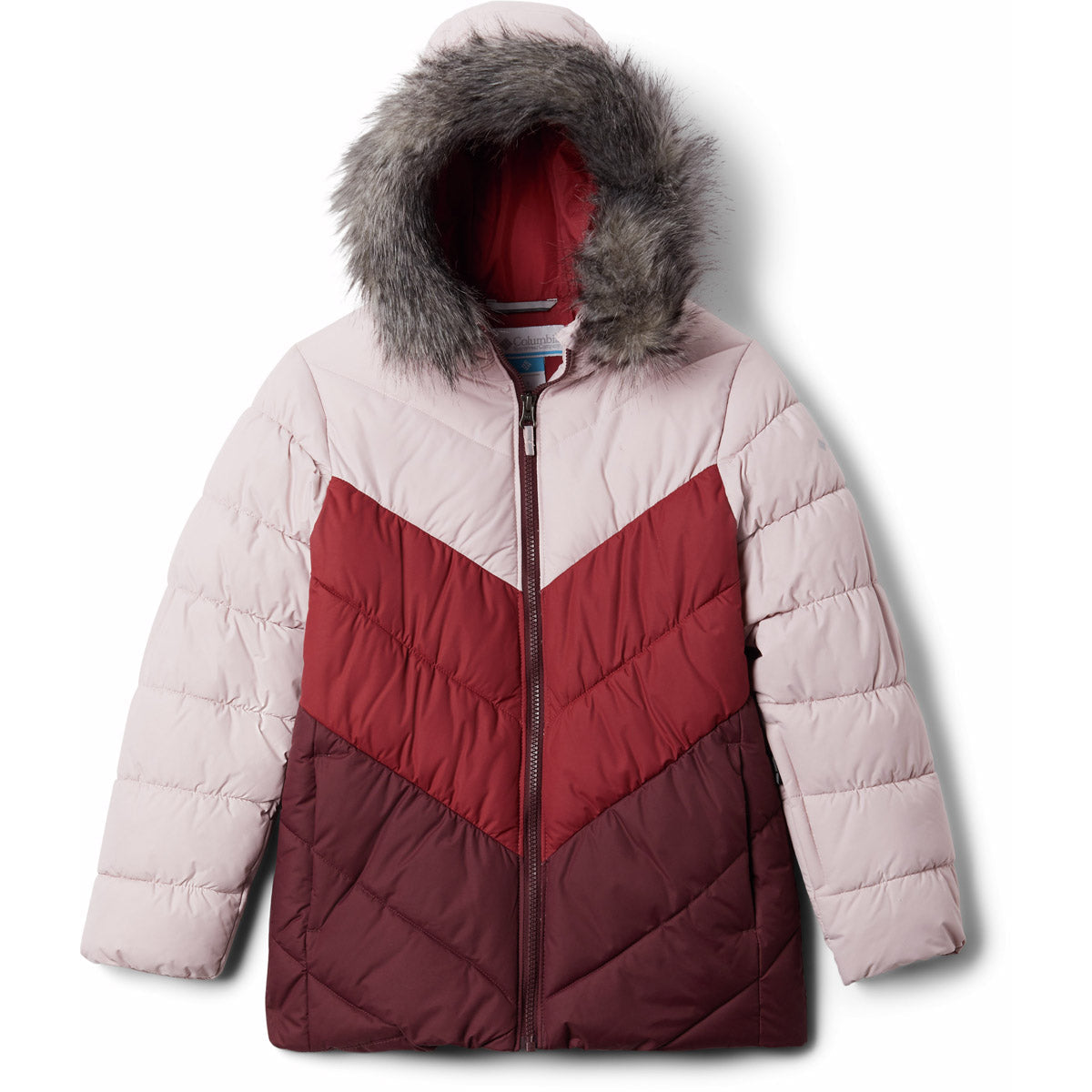 Columbia Girls' Arctic Blast Jacket Mineral Pink/Marsala Red/Malbec