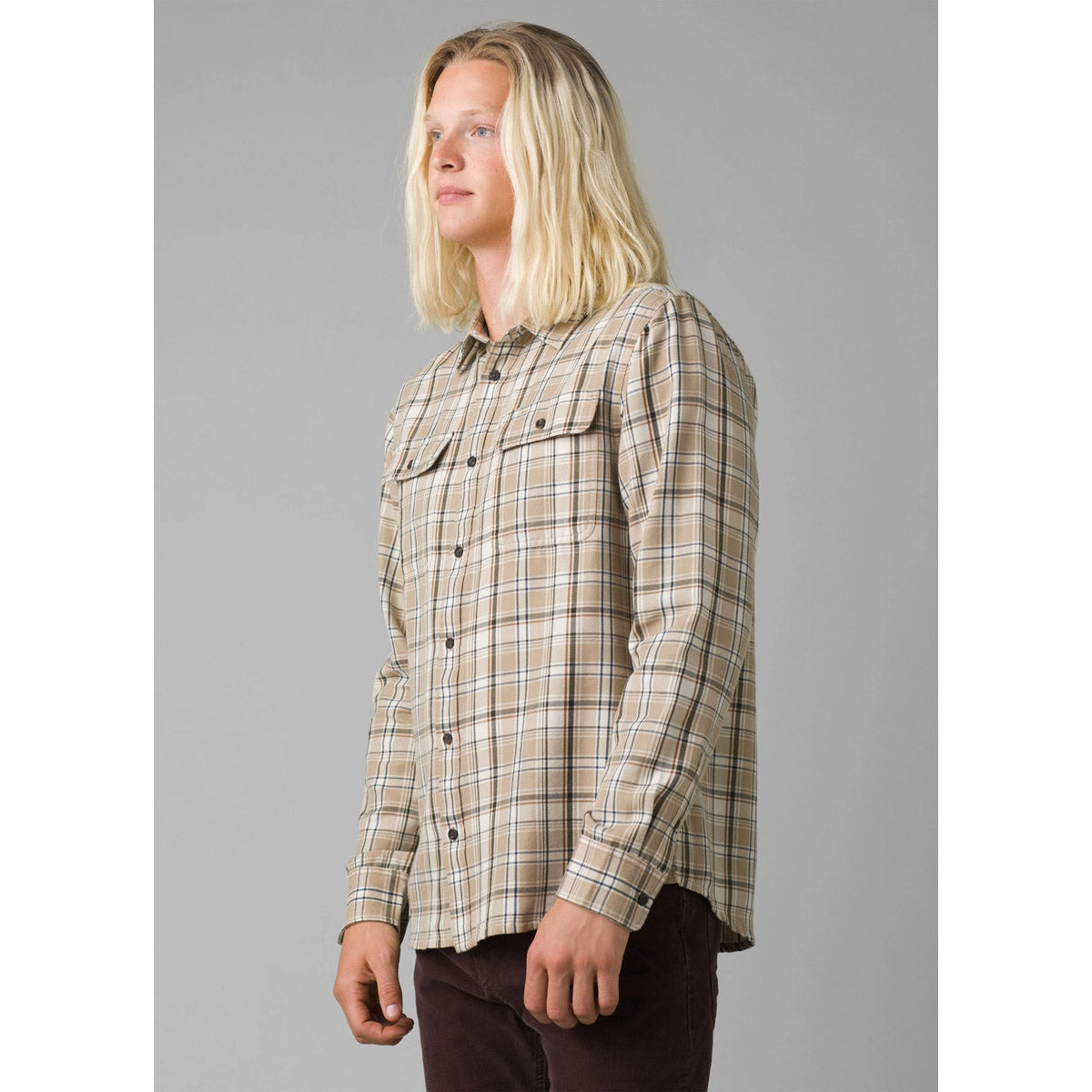 Prana Men's Edgewater Shirt Chalk