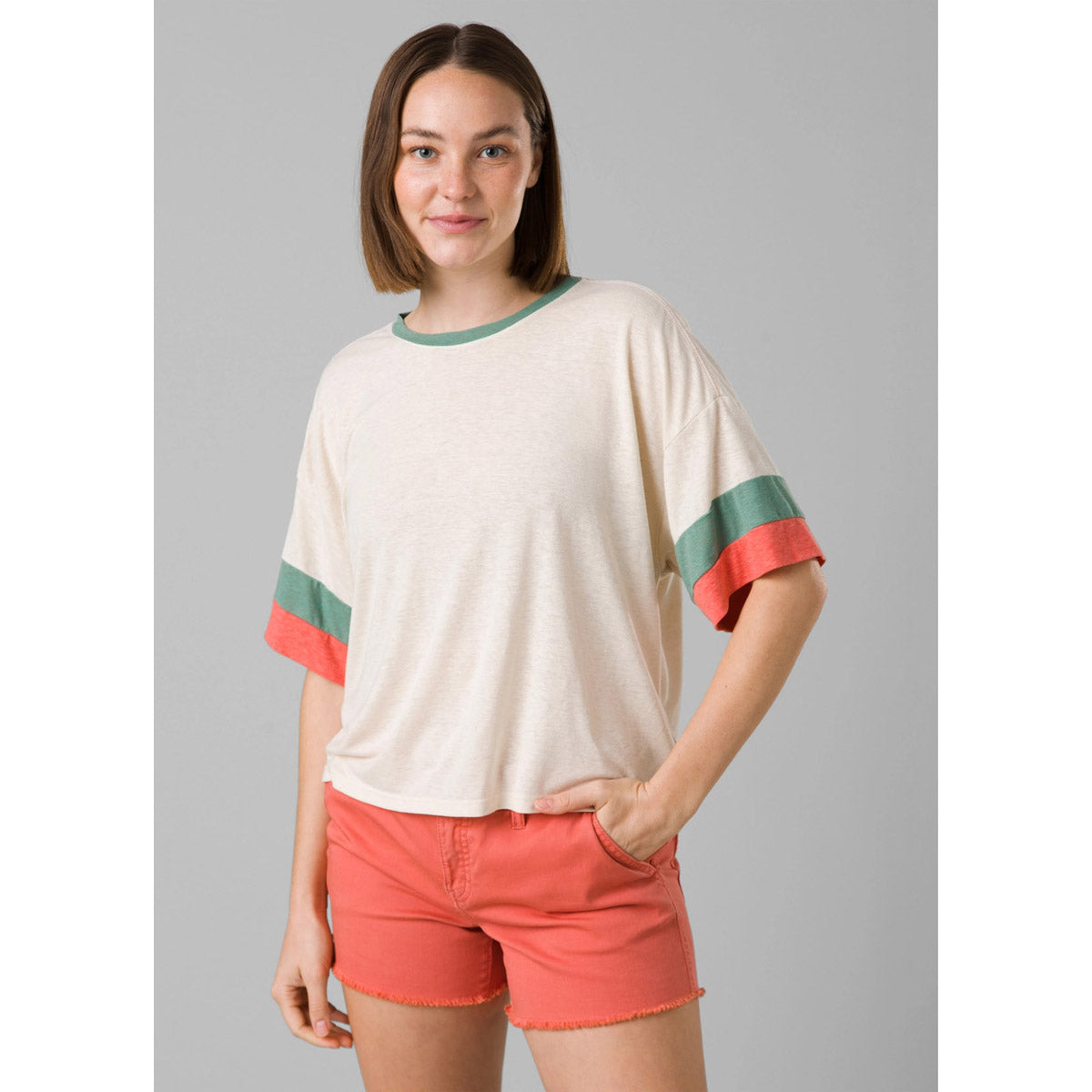 Prana Women&#39;s Cozy Up Skywalk Tee Canvas