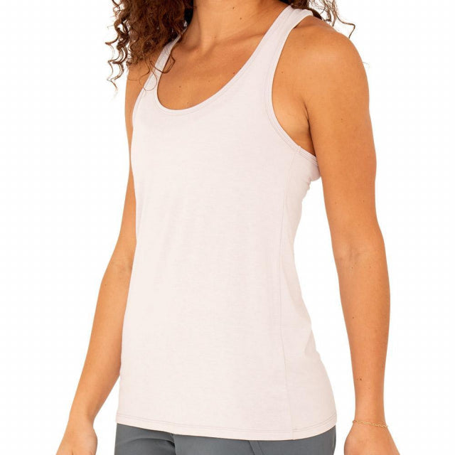 Free Fly Apparel Women's Bamboo Motion Racerback Tank Rosewater
