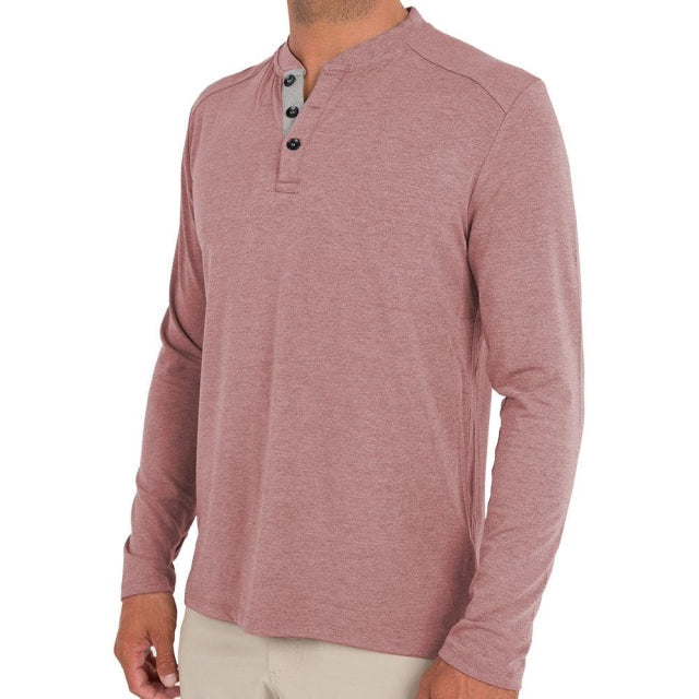 Men&#39;s Bamboo Flex Henley