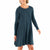 Free Fly Apparel Women's Bamboo Journey Dress Blue Dusk