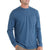 Free Fly Apparel Men's Bamboo Heritage Pocket Long Sleeve Light Heather Grey