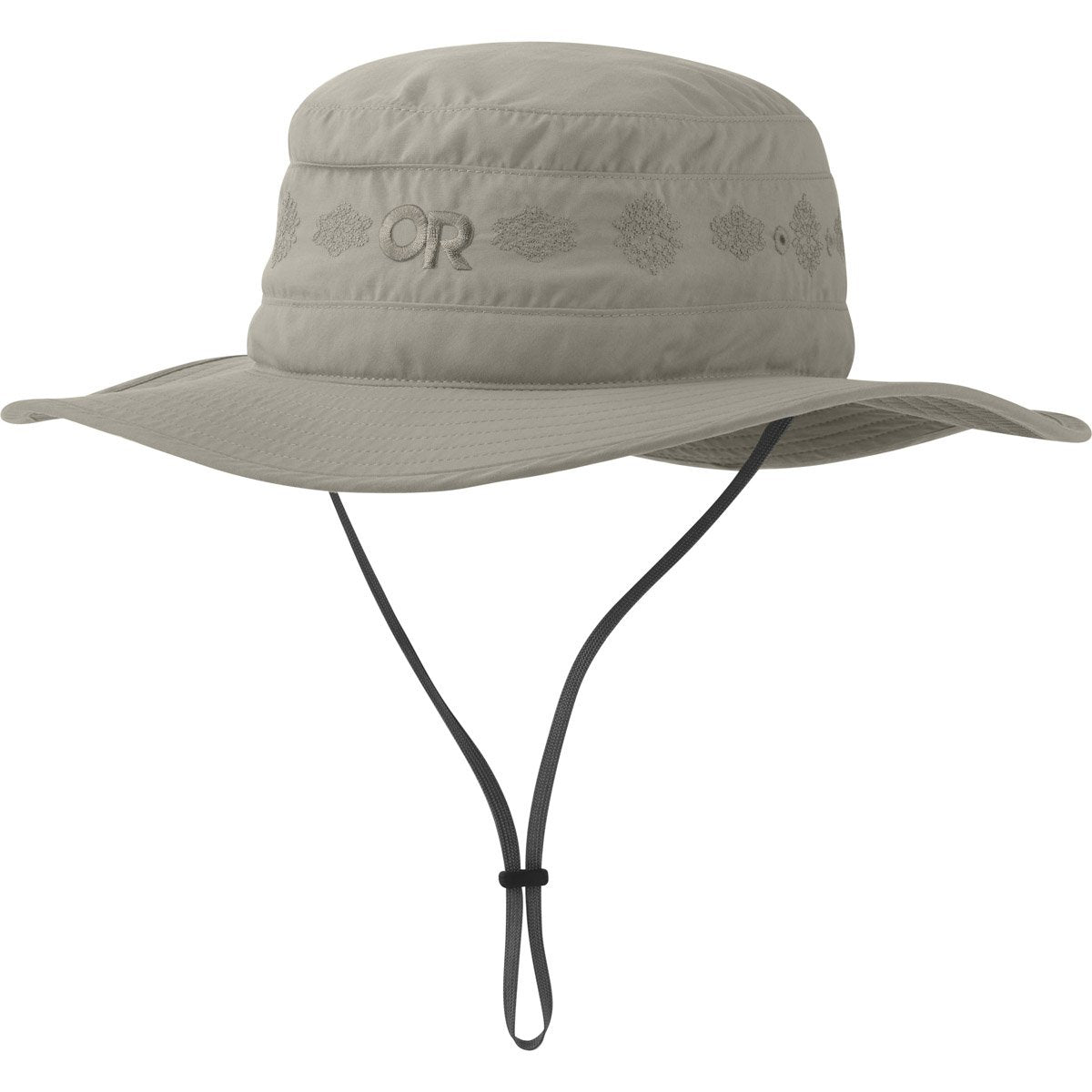 Outdoor Research Women's Solar Roller Sun Hat Khaki-Rice Embroidery