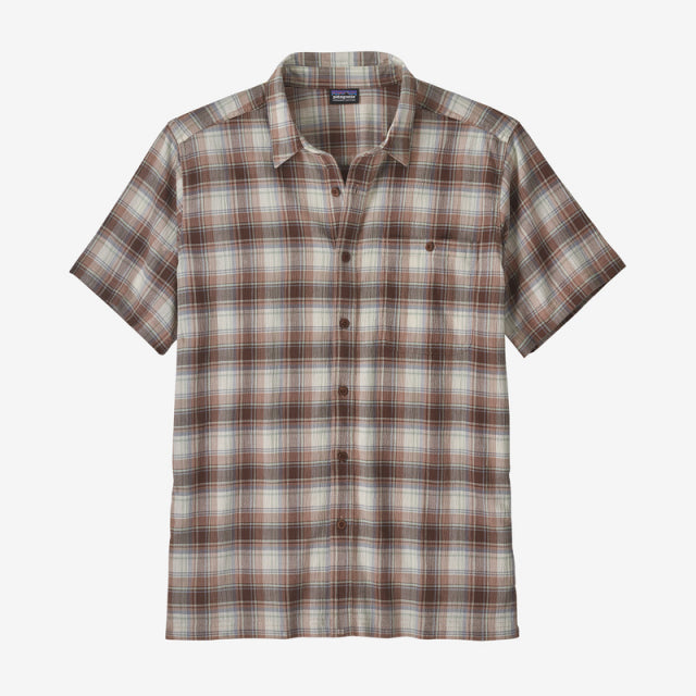 Patagonia Men&#39;s A/C Buttondown Shirt Local Harvester: Dusky Brown