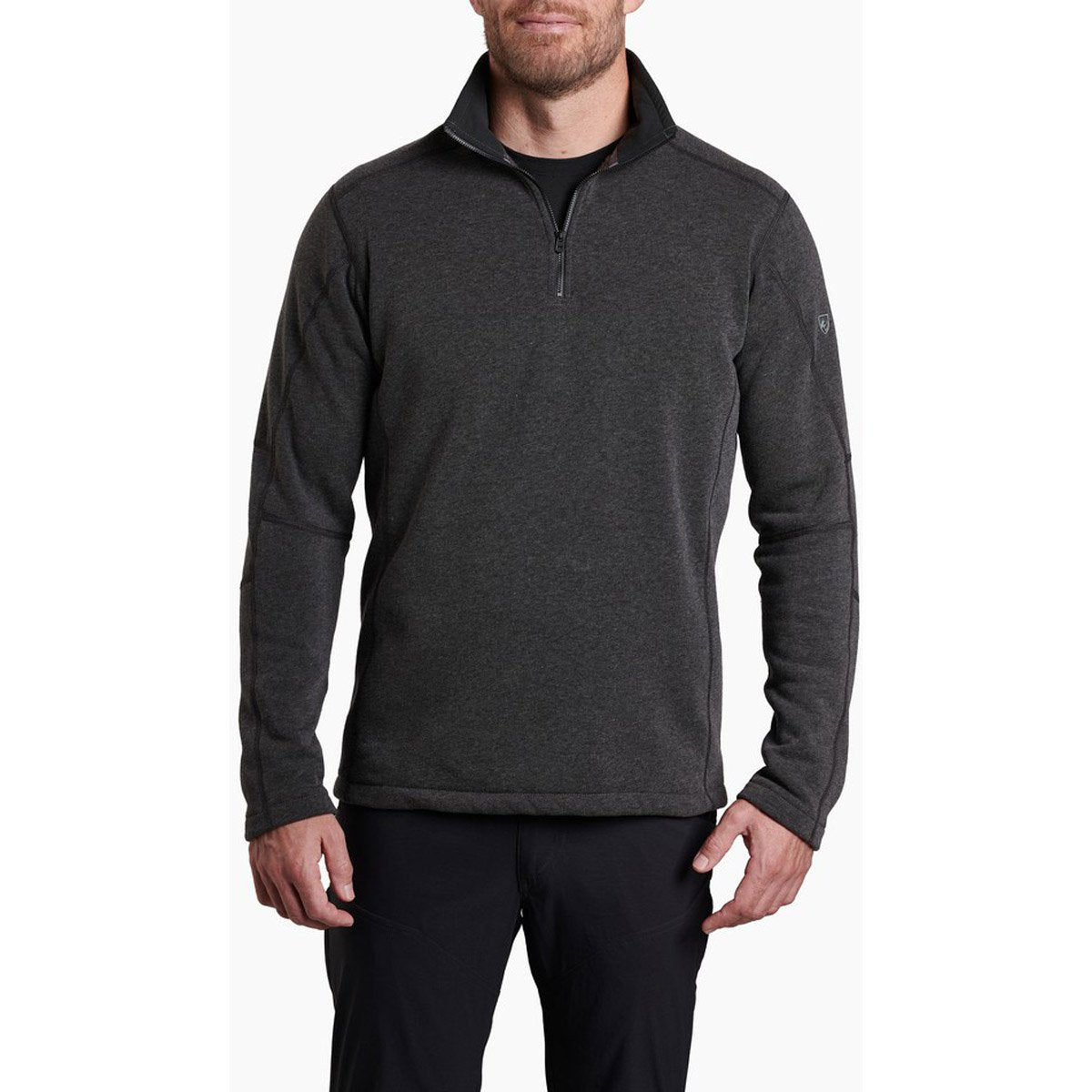 Kuhl Men's Revel 1/4 Zip Sweater teel / S